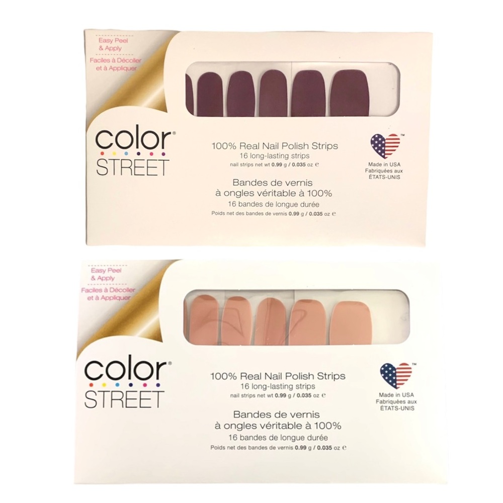COLORSTREET I Two Packages of Nail Polish Strips Gaza/Aberdeen